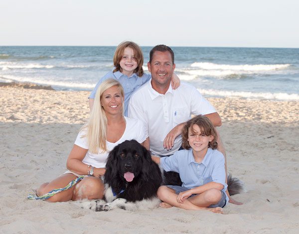 family and dog photographer in The Outer Banks