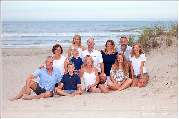 the best photographer of large family groups in Corolla North Carolina