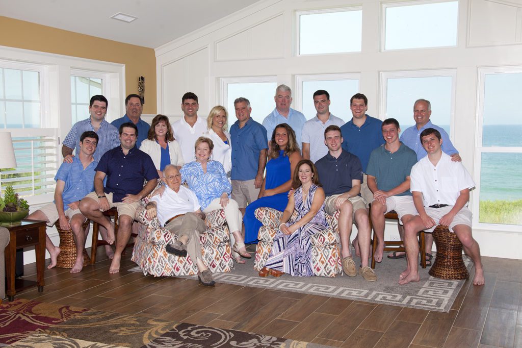 Large family group photo taken in Corolla NC